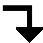 Arrow Turn Right Down SVG Icon